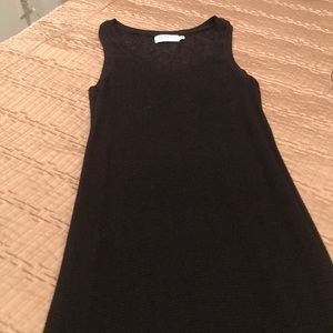 Velvet by Graham & Spencer dress, black knit, S